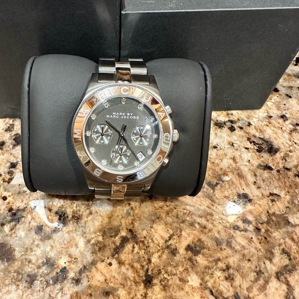 Marc by Marc Jacobs Gray & Silver Watch